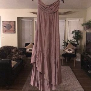 Free People Ya LosAngeles strapless maxi dress